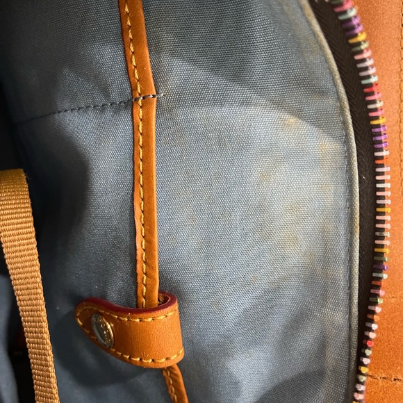 Dooney & Bourke Black Multicolor Logo Shoulder Bag - Picture 11 of 16